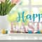 Glitzhome&#xAE; 15.75&#x22; Easter Wooden &#x22;Happy Easter&#x22; Table D&#xE9;cor